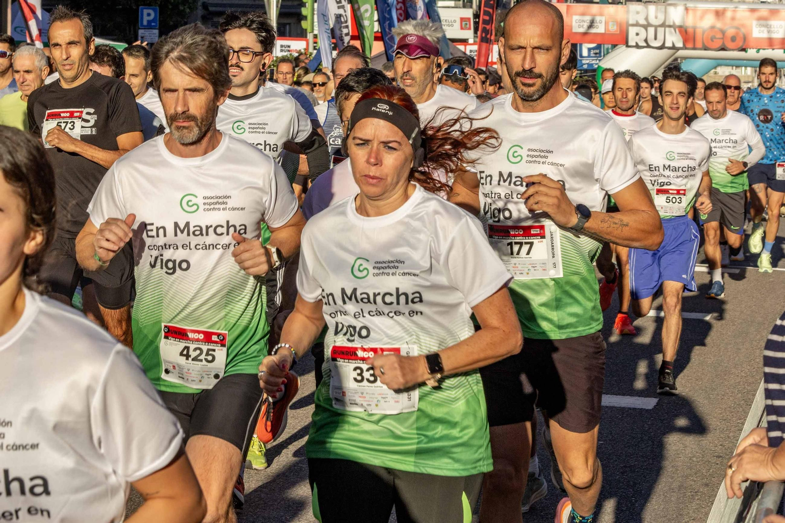 Galería | La Vigo en Marcha contra o Cancro congrega a 3.000 personas en su primera edición