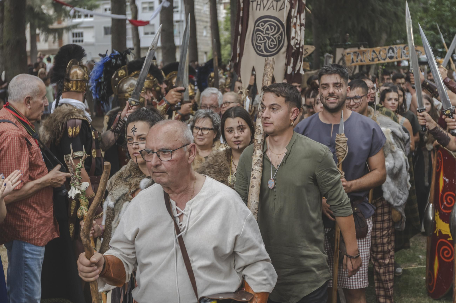 Galería | Los romanos cruzan el Lethes: Xinzo pone fin al Esquecemento, un evento con cifras récord