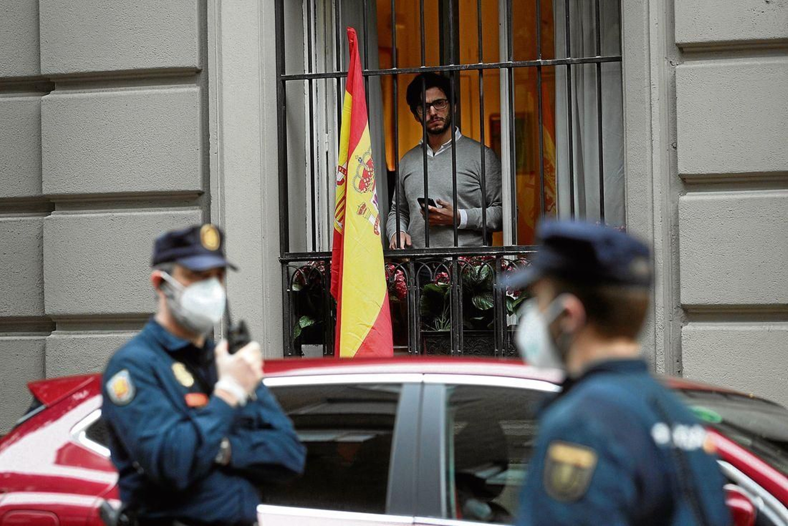 El control policial, la parte más efectiva de la acción del Gobierno de Sánchez. (RODRIGO JIMÉNEZ)