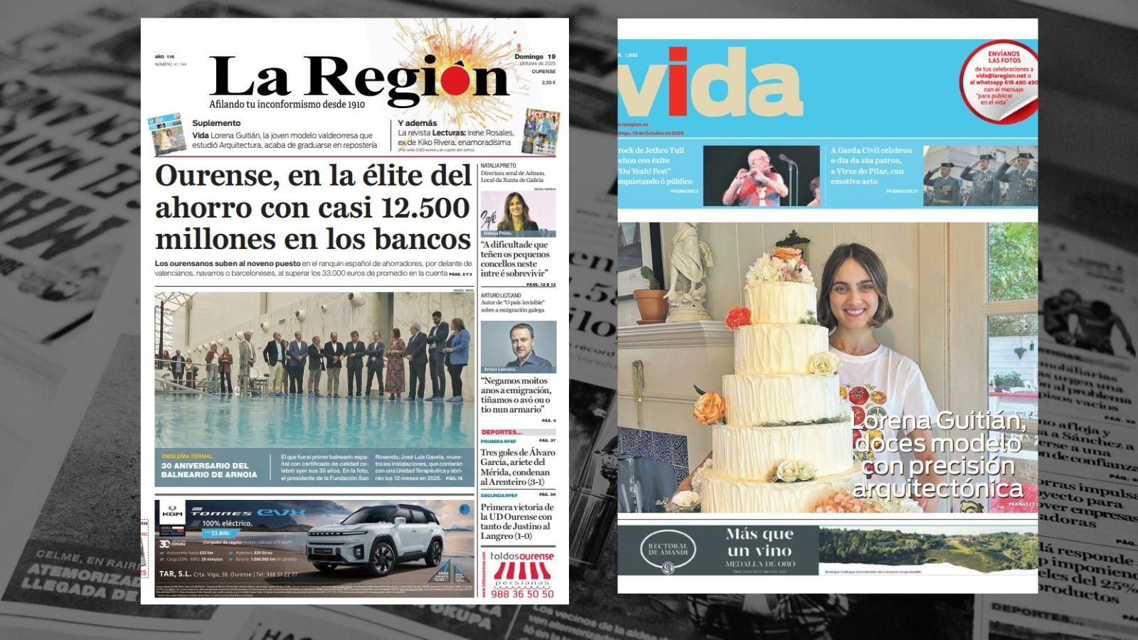 La portada de La Región
