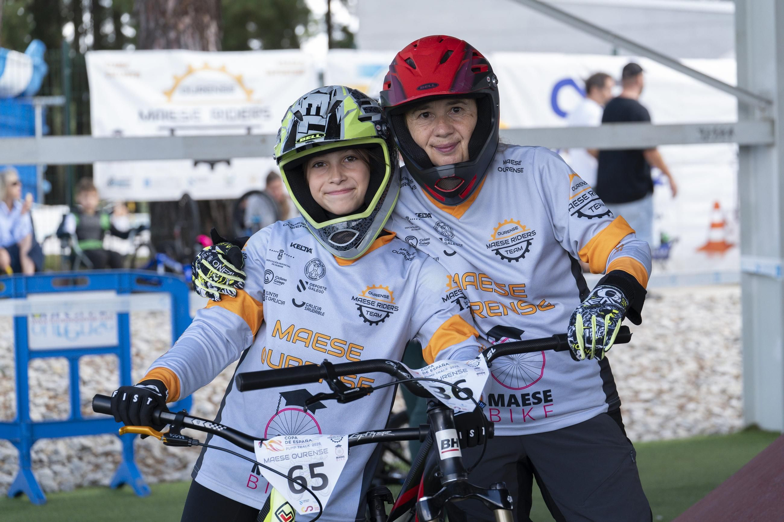 La Copa de España de pump track hizo parada en  Pereiro de Aguiar