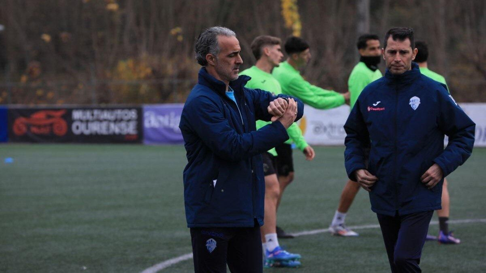 El técnico azulón Pablo López.
