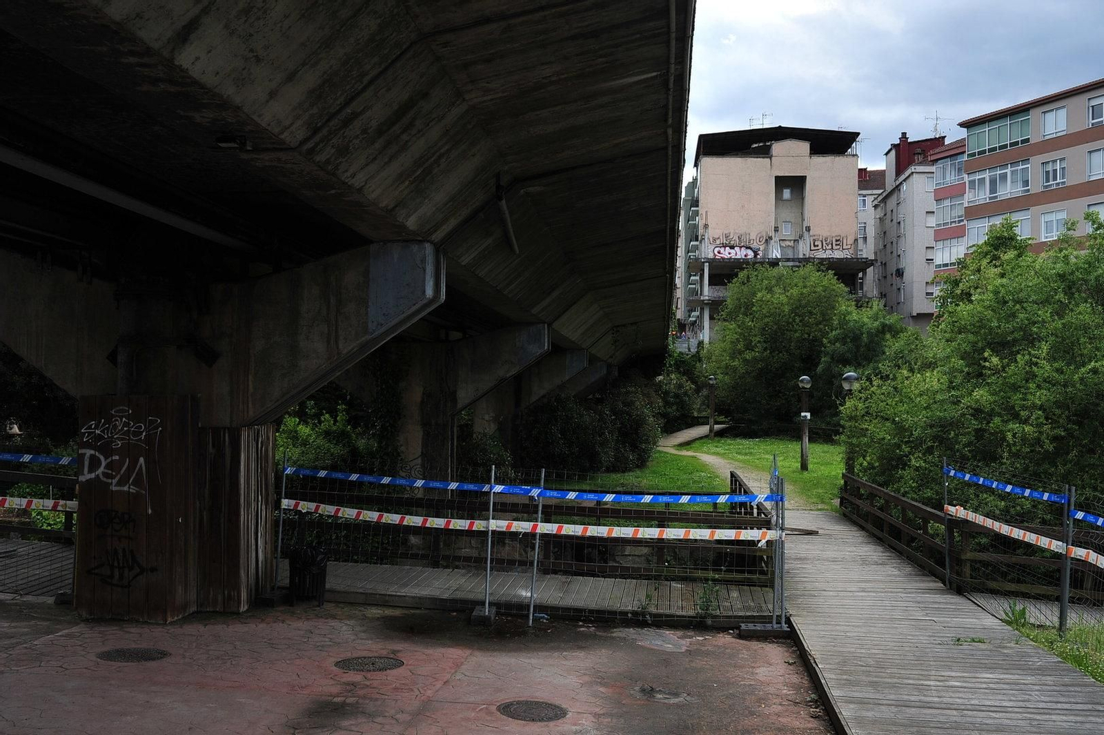 Más vallas en la zona del Polvorín.