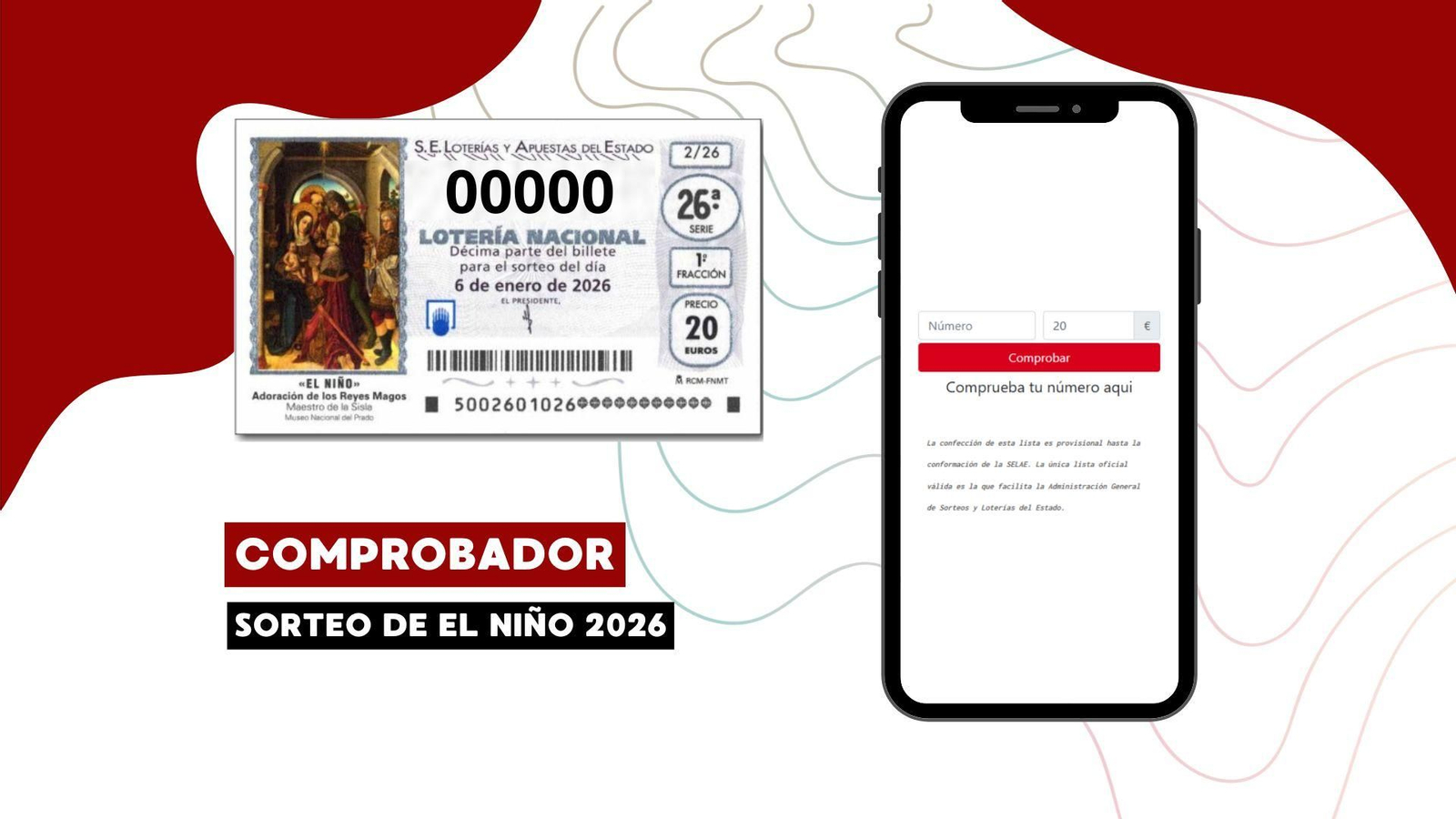 Sorteo de El Niño 2026: décimos de la Lotería del Niño listos para comprobar tras el sorteo del 6 de enero.