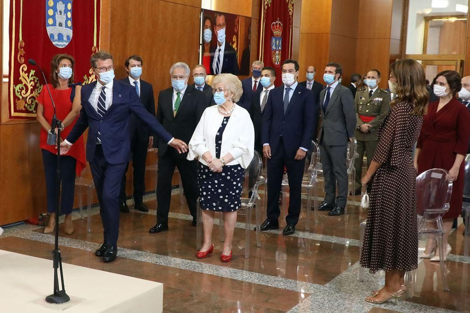 Alberto Núñez Feijóo toma
posesión como presidente de la Xunta