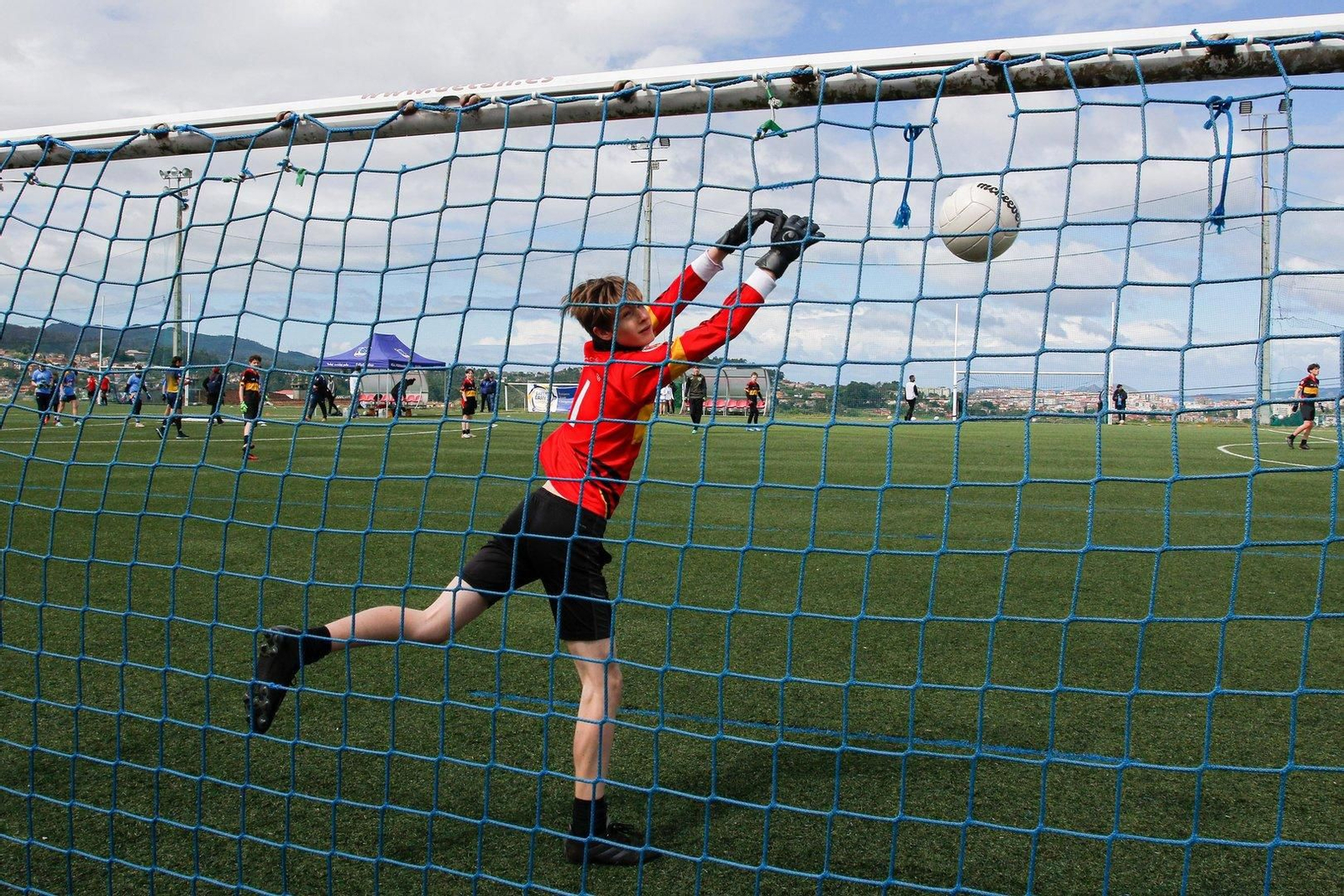Torneo europeo de fútbol gaélico en Montecastelo.