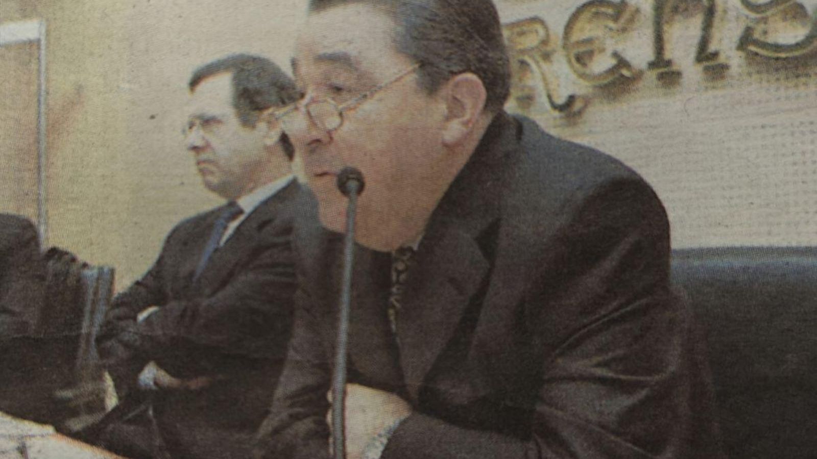 Jesús Cristín con Ventura Pérez.