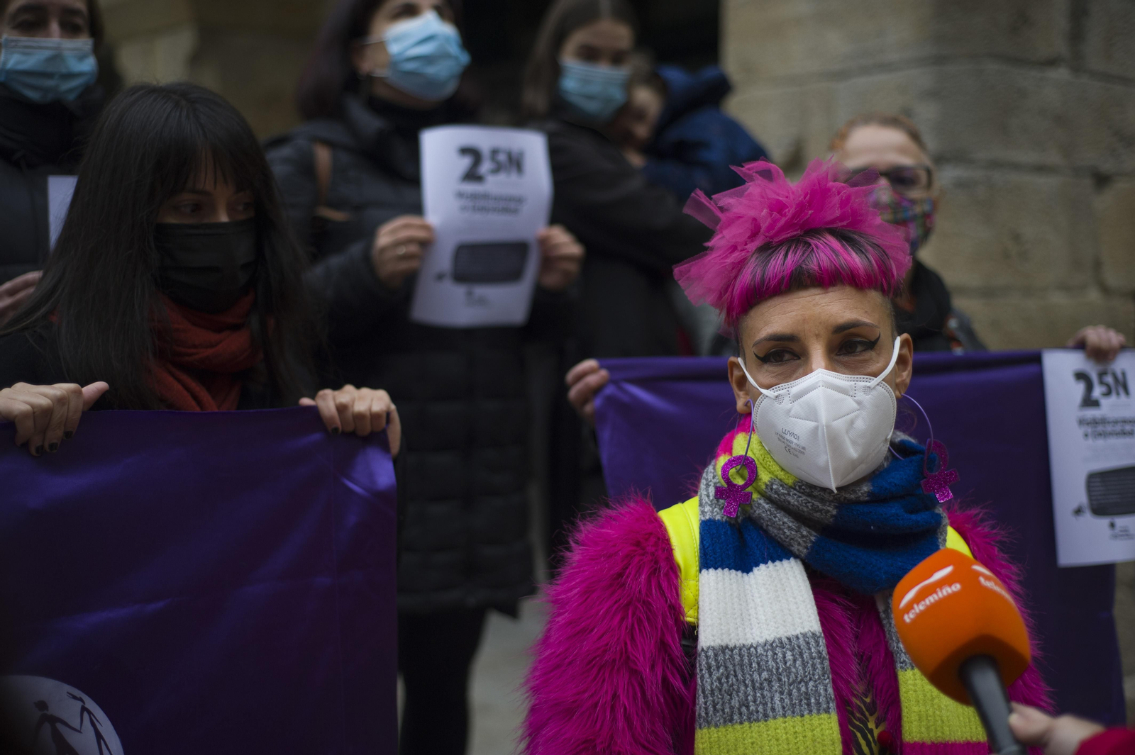 Marcha Mundial das Mulleres, esta mañana en Ourense // Martiño Pinal