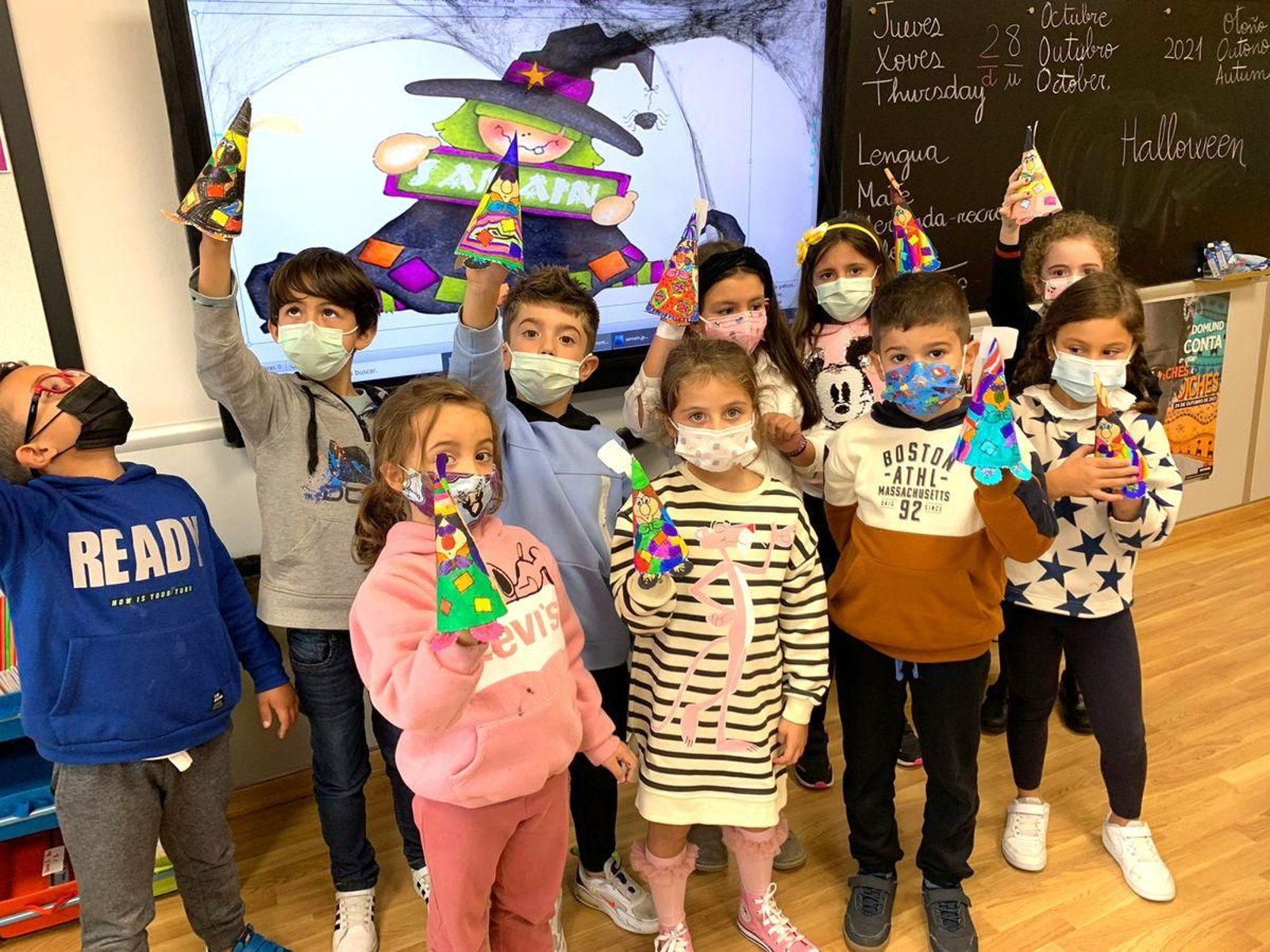 Salesianos. E leron o conto das “Zanahorias siniestras”.