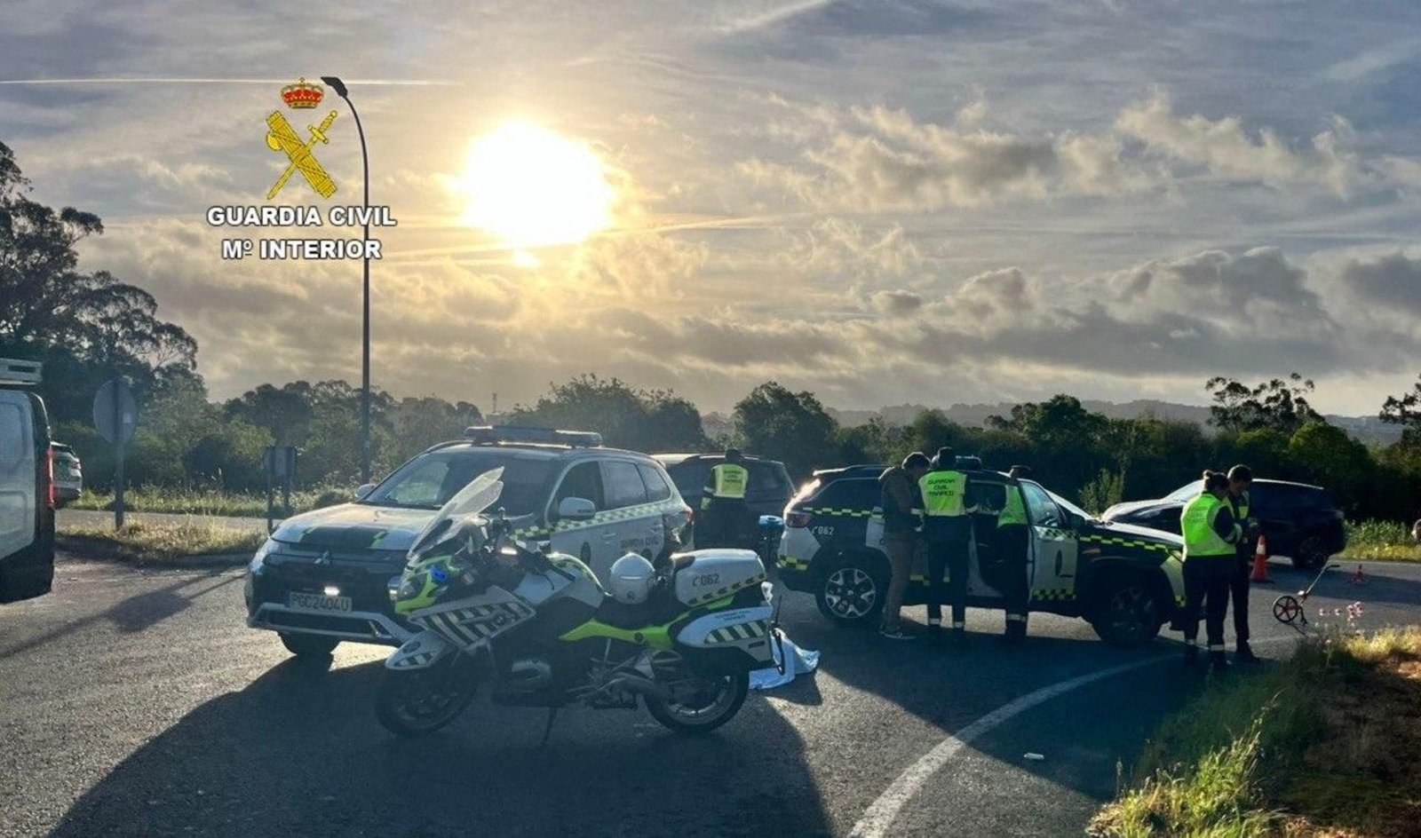 La PO-531, donde se produjo un accidente en el que falleció un vecino de Vigo.