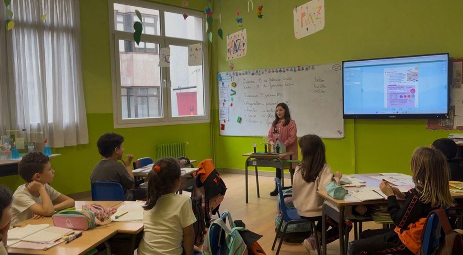 Actividad de clima en el colegio Concepción Arenal
