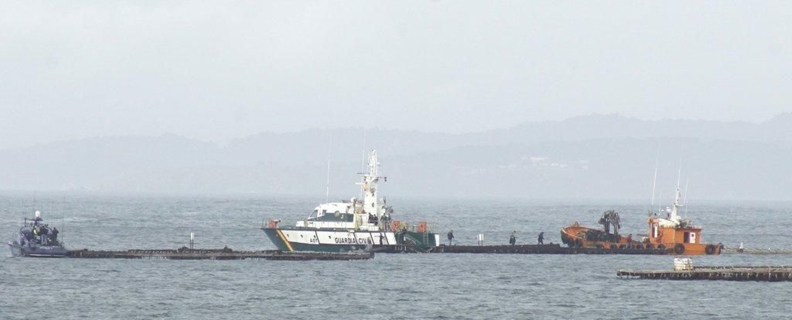 El narcosubmarino en la Ría de Aldán 13