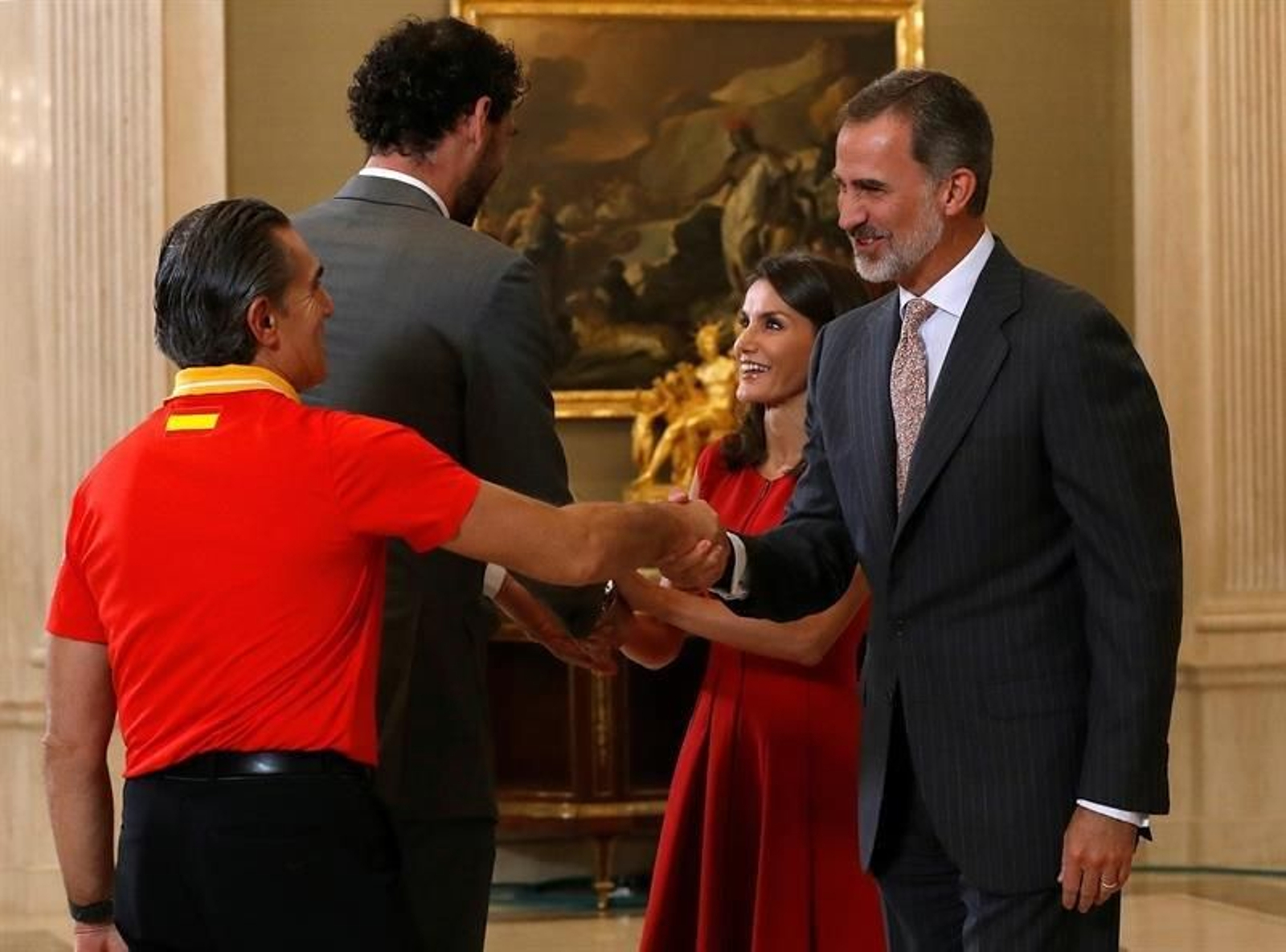 La celebración de la selección Española por el Mundial de Baloncesto