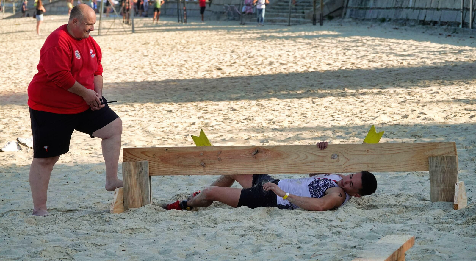 Participantes en el desafío Boot Camp en Samil.