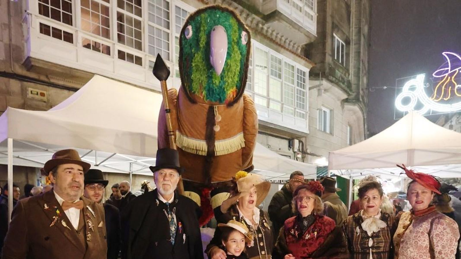 Ravachol con el boticario Feijóo y su familia.