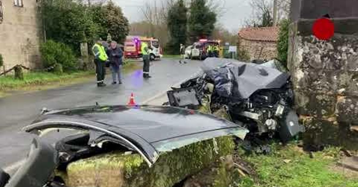 Un hombre muere tras chocar su coche contra un muro en Amoeiro