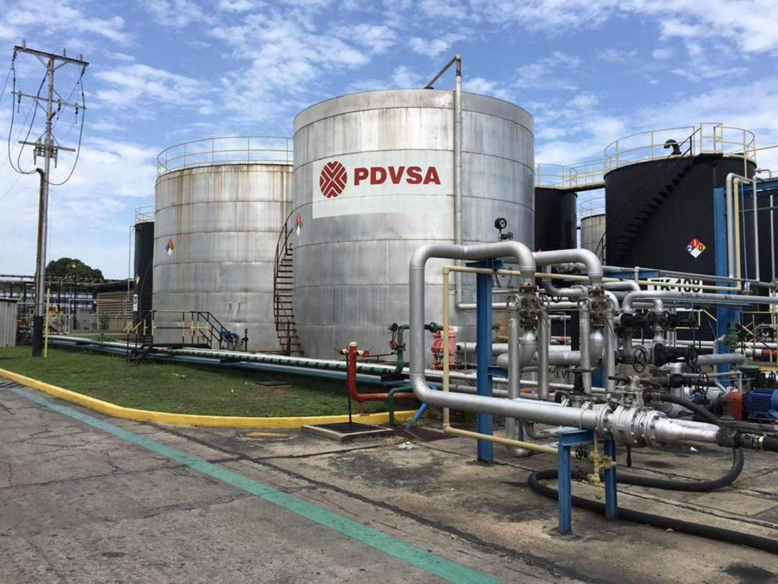 Refinería de PDVSA en Venezuela.