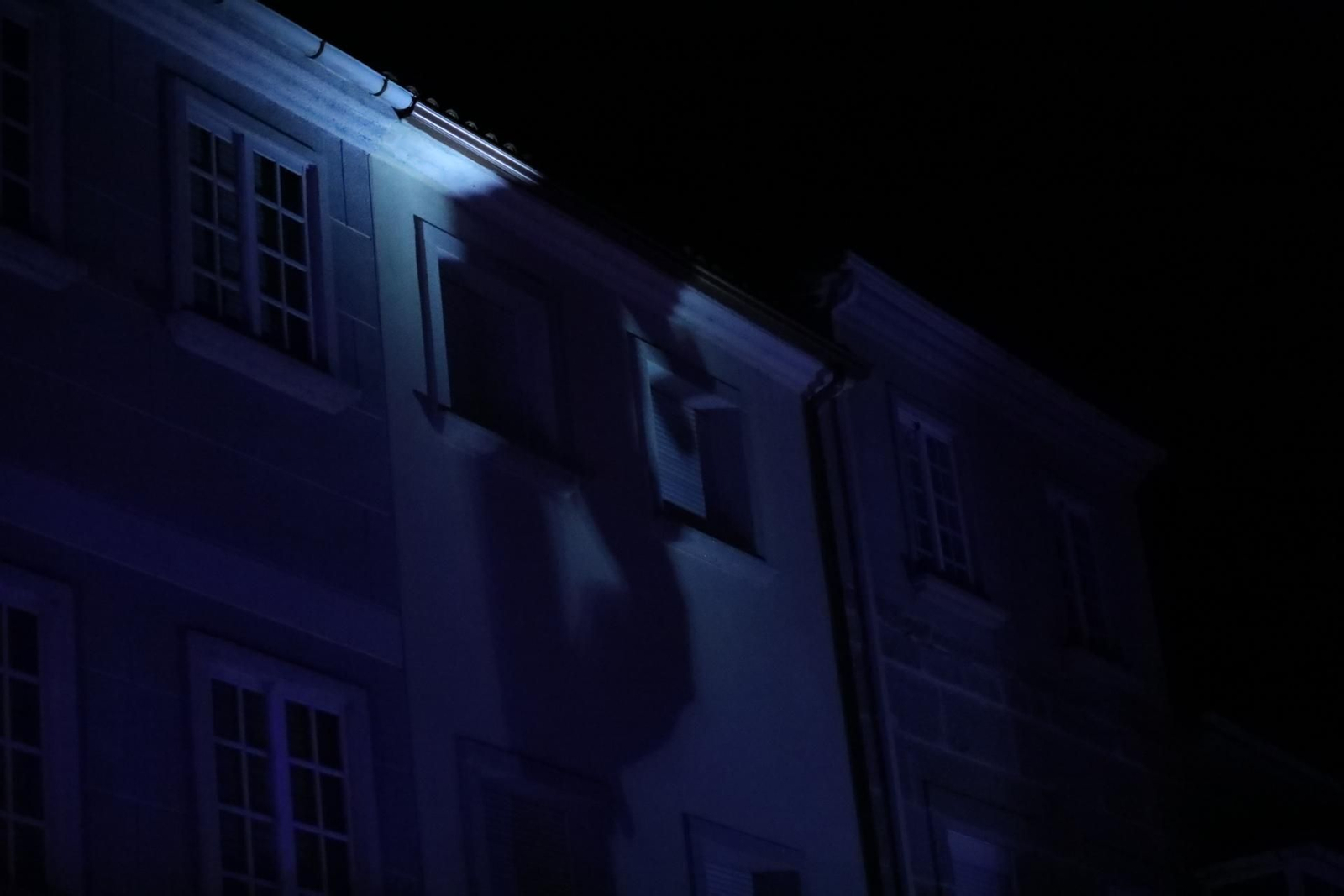 Viacrucis de Protección Civil por las calles de Maceda. José Paz.