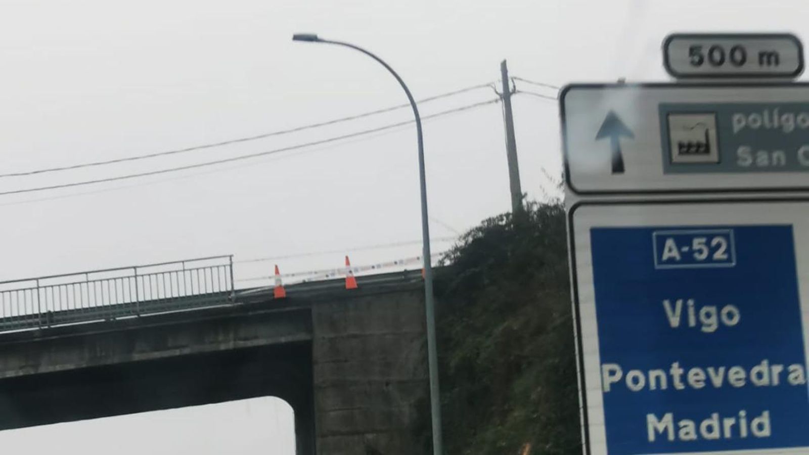 Punto en el que se registró el accidente de tráfico. LR