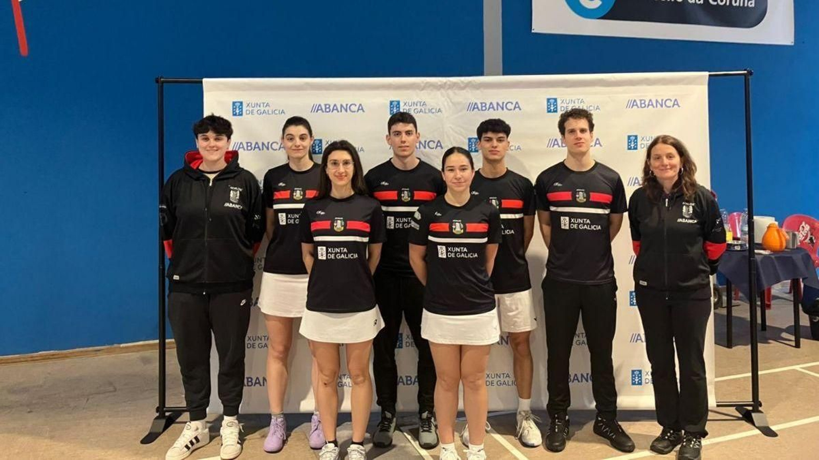 Representación del primer equipo del Club Bádminton Athlos de la Liga Nacional Primera Oro.