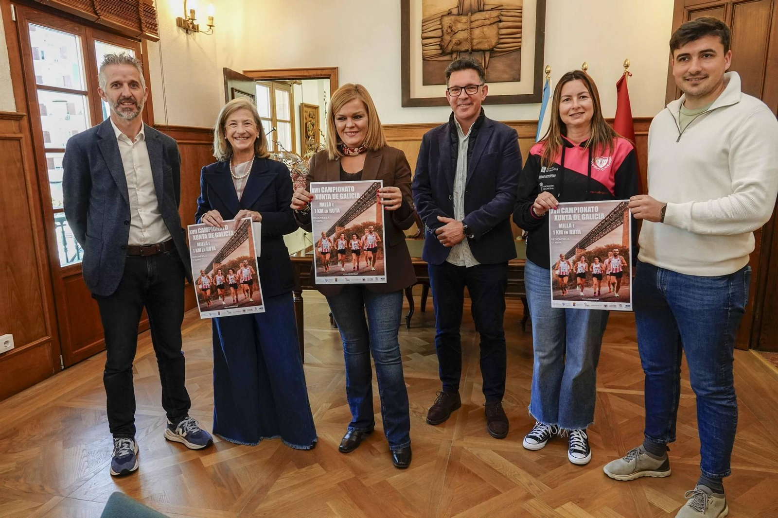 La competición se presentó ayer en el Concello de Redondela.