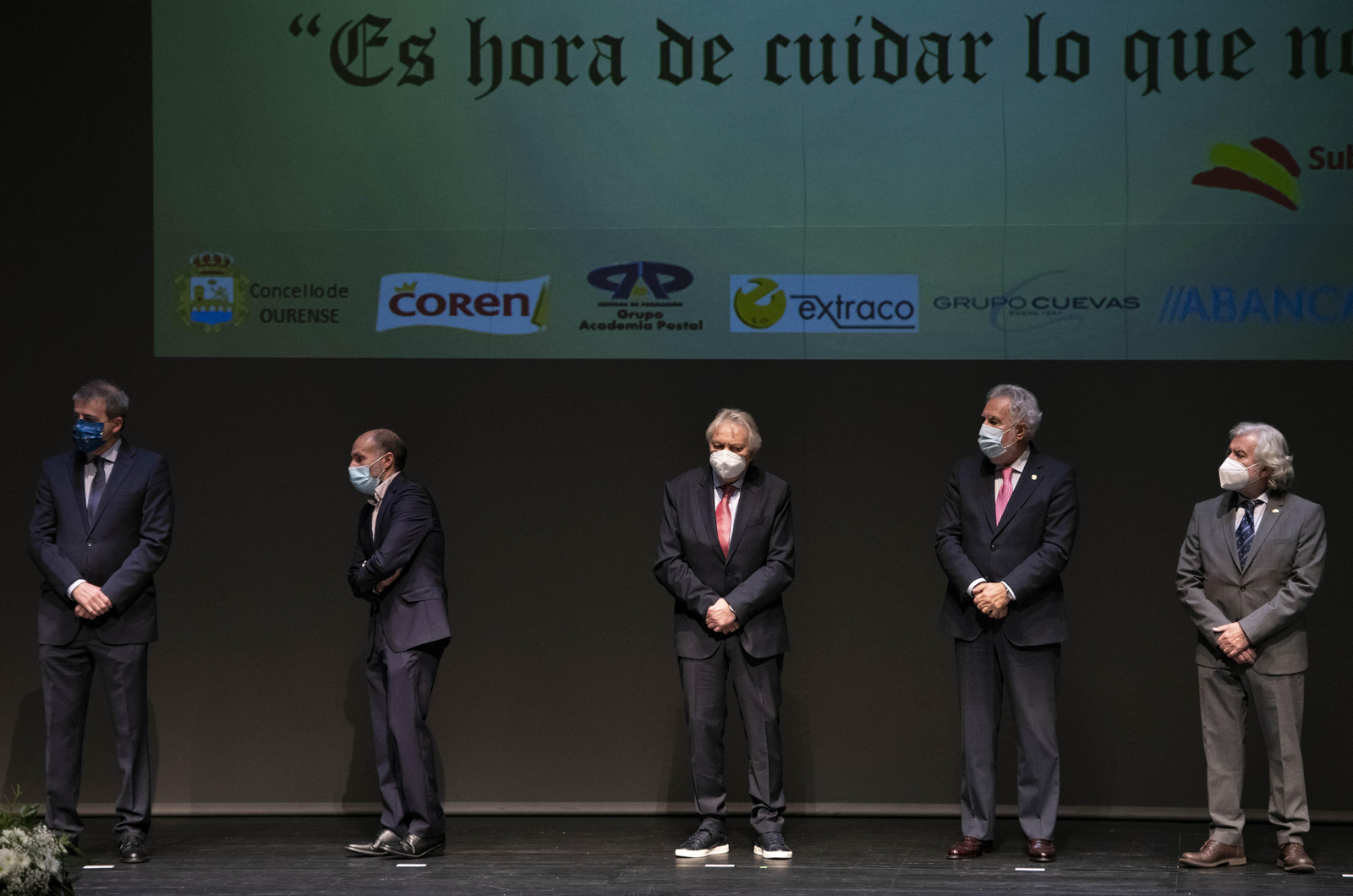 Acto institucional por el aniversario de la Constitución en el auditorio de Ourense.
Foto: Xesús Fariñas
