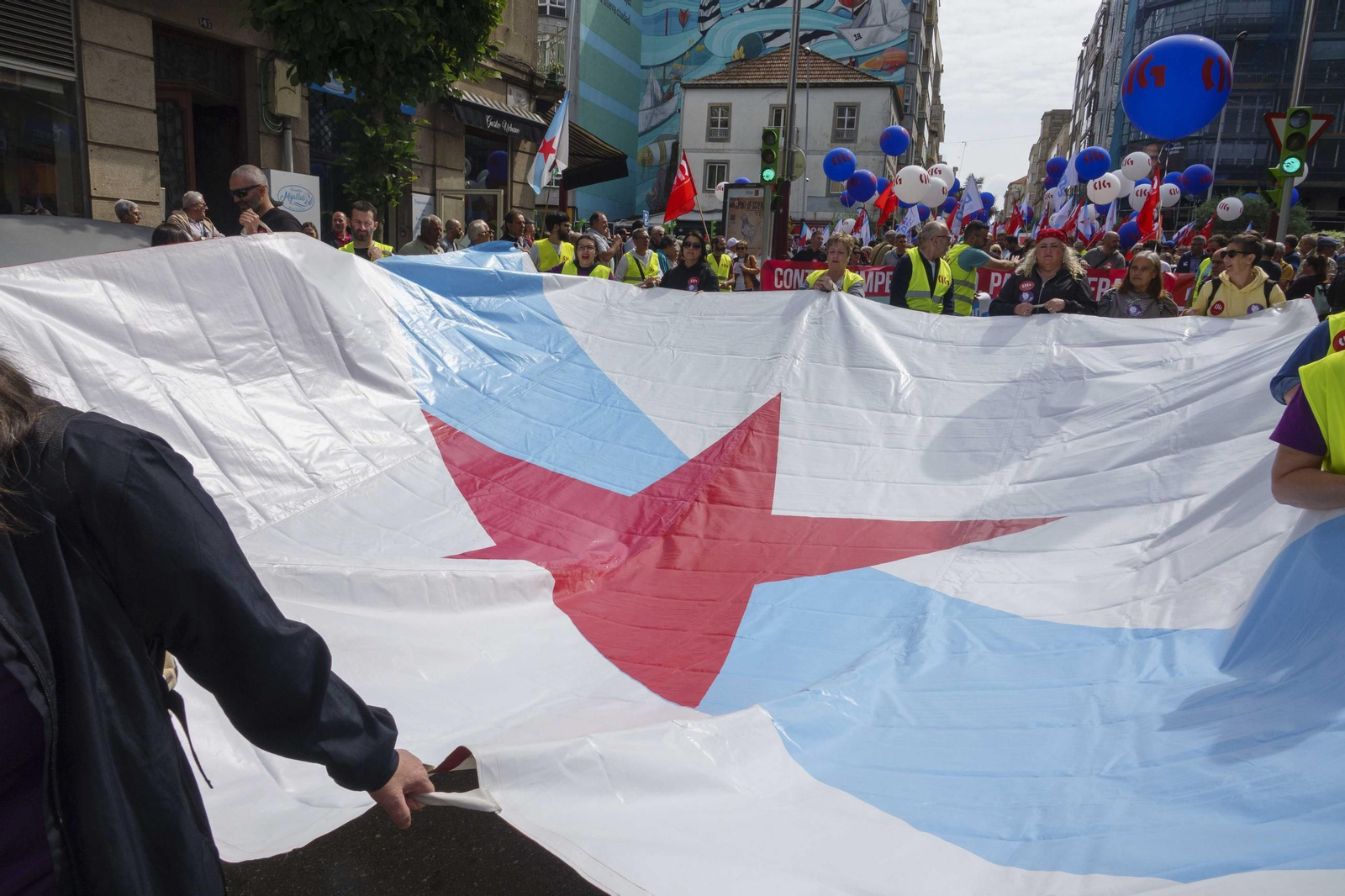Galería | Jornada de reivindicaciones por el Día del Trabajador en Vigo