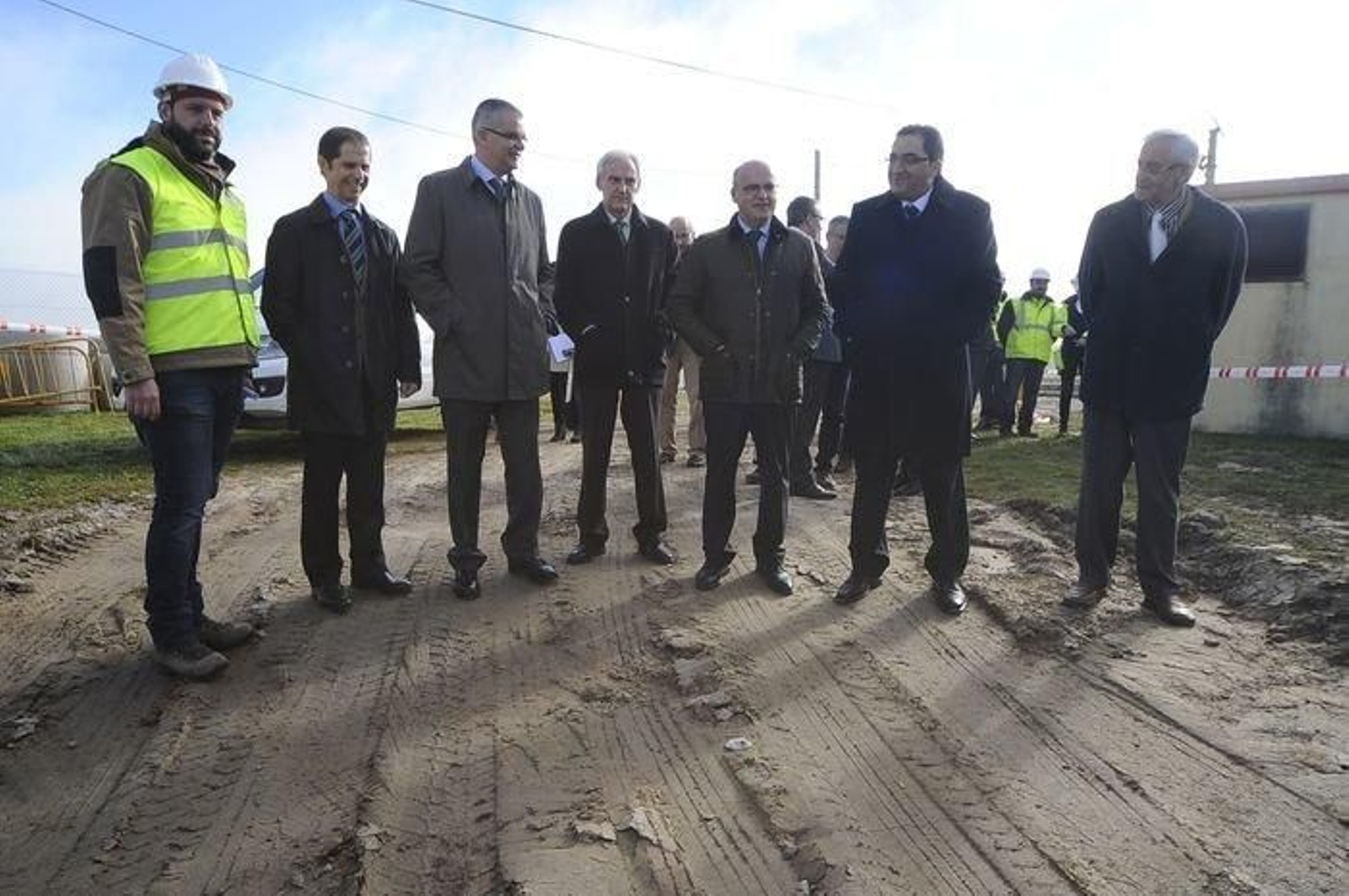 Francisco Marín, Roberto Castro, Santiago Villanueva, Manuel Baltar y Antonio Rodríguez.