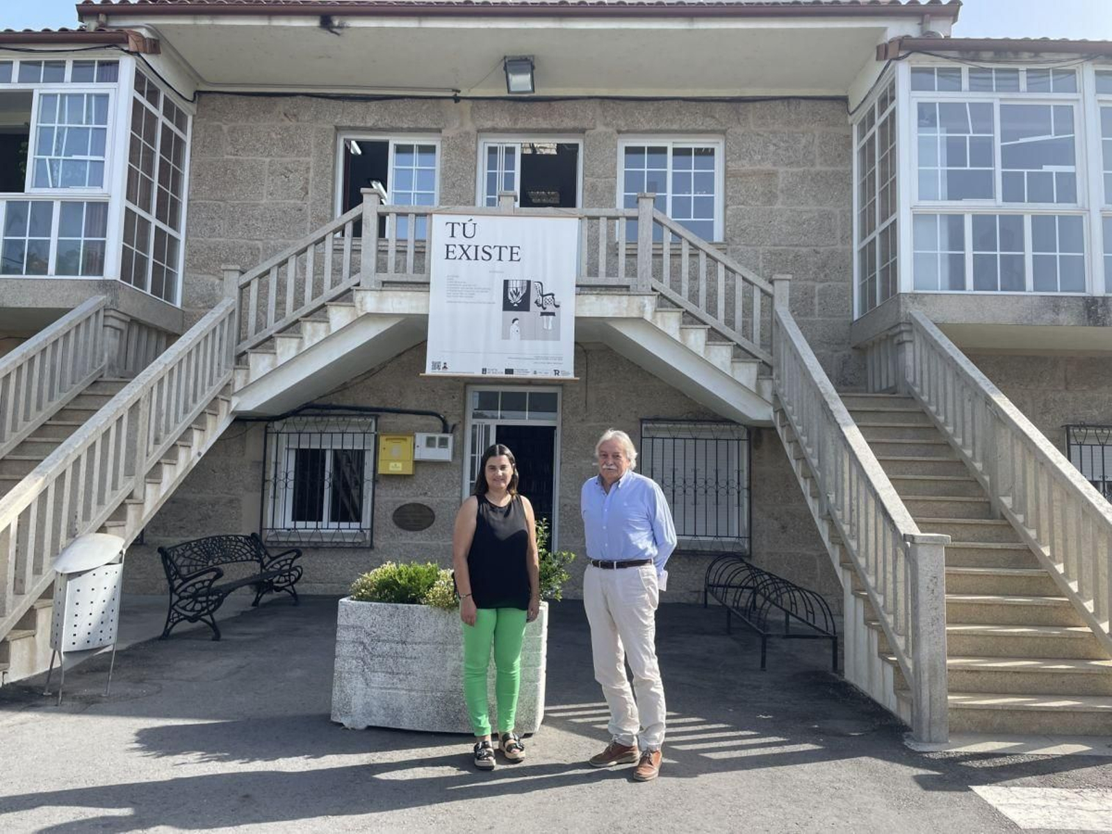 Asunción Morgade y Emilio González, en Rairiz.