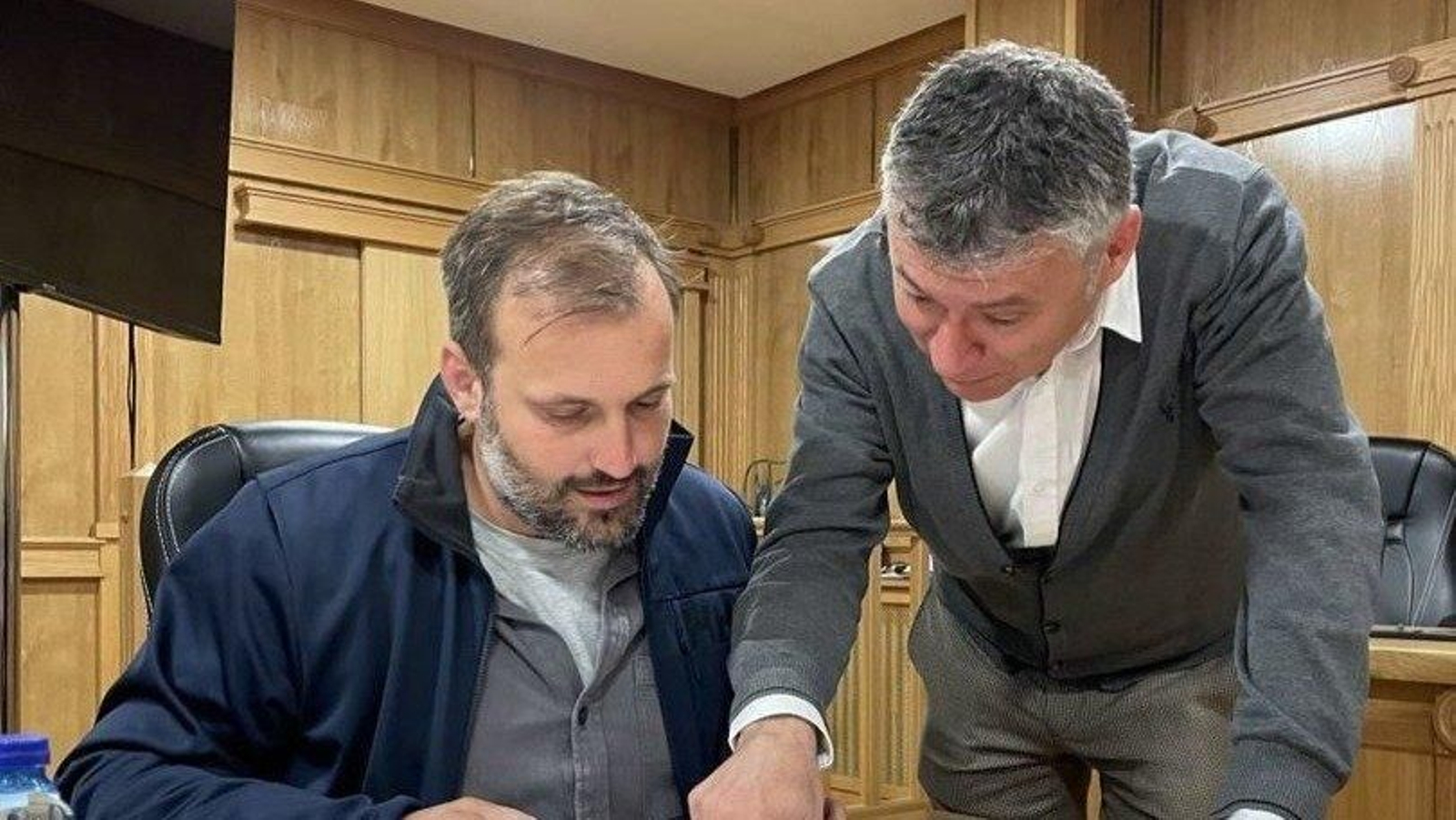 Camilo Vila e Manuel Pozo do BNG.