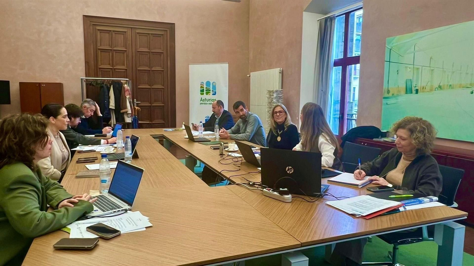 Última reunión operativa de la España Verde en Asturias