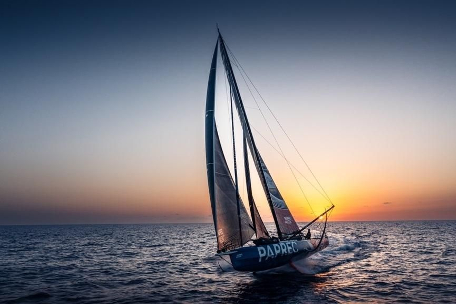 El Paprec Arkéa durante la quinta etapa de The Ocean Race Europe 2025