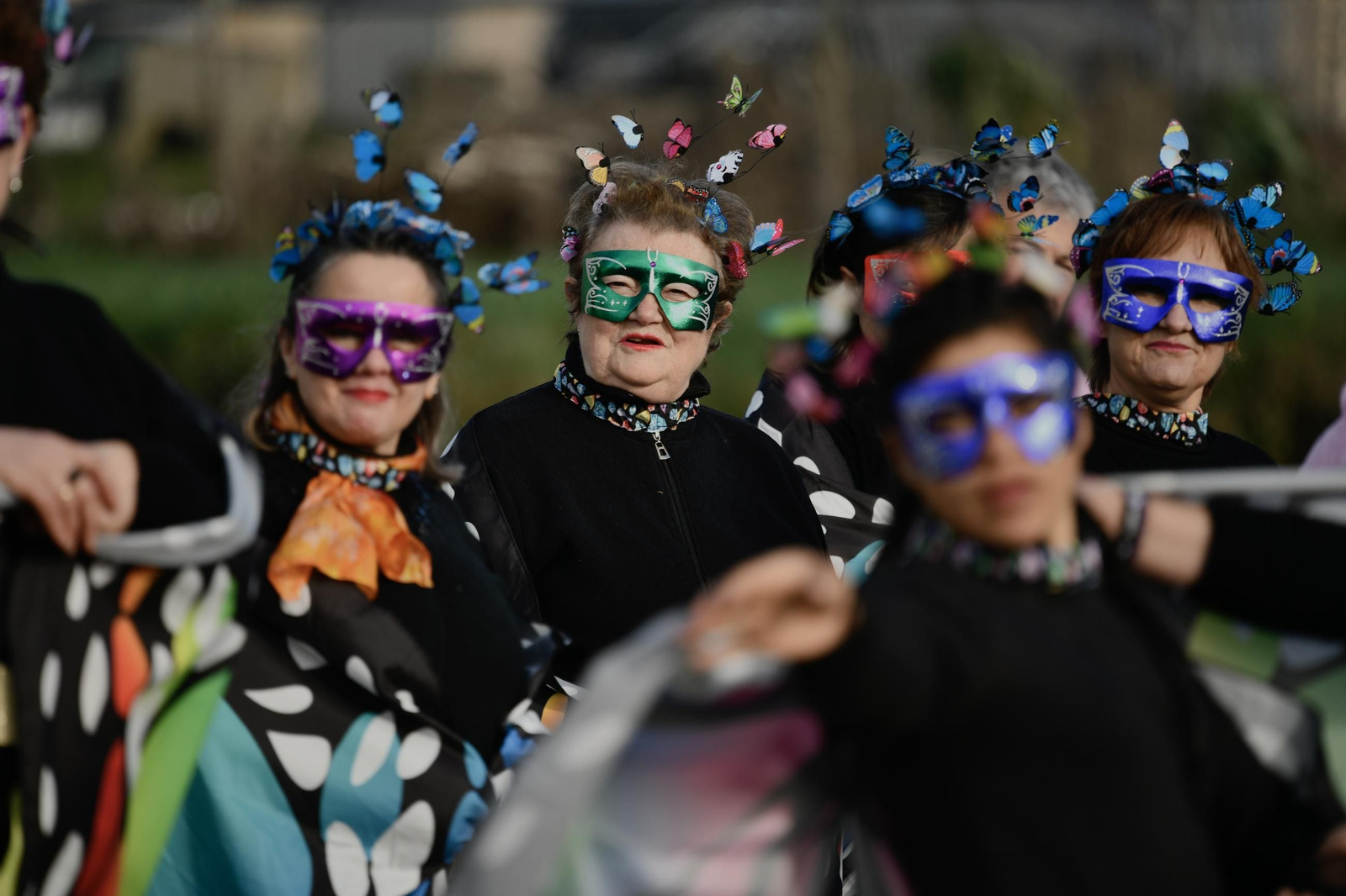 Galería | El desfile de los chocalleiros por Vilardevós, el Entroido en fotos