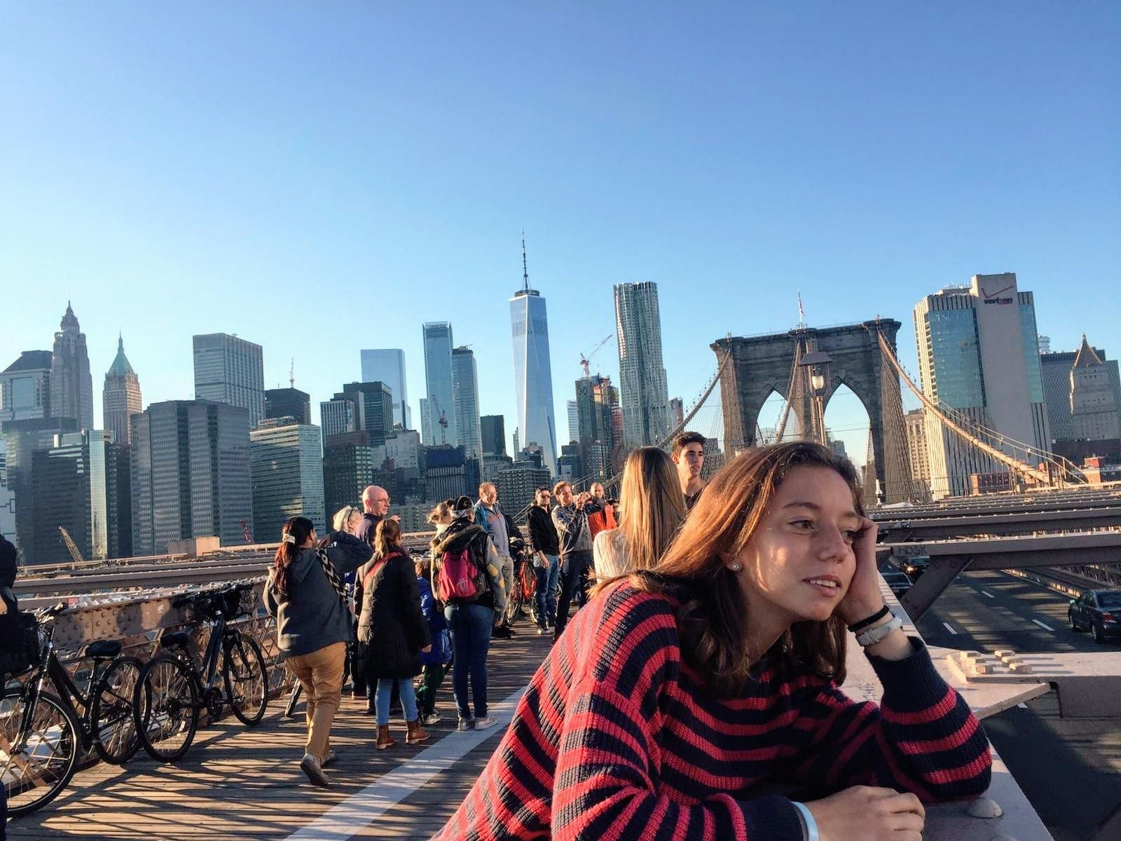 La ourensana Xiana García, en una escapada a Nueva York.