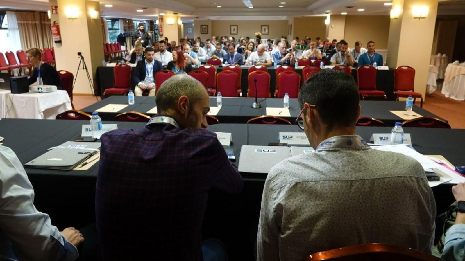 Un momento de la primera jornada del congreso, en el Hotel Coia