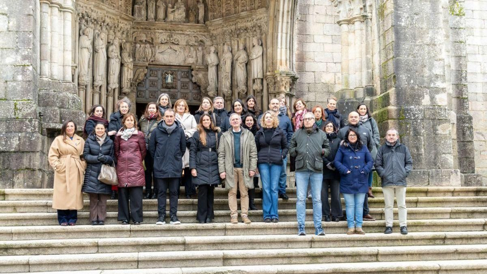 Los participantes en el encuentro visitaron la zona monumental de la ciudad.