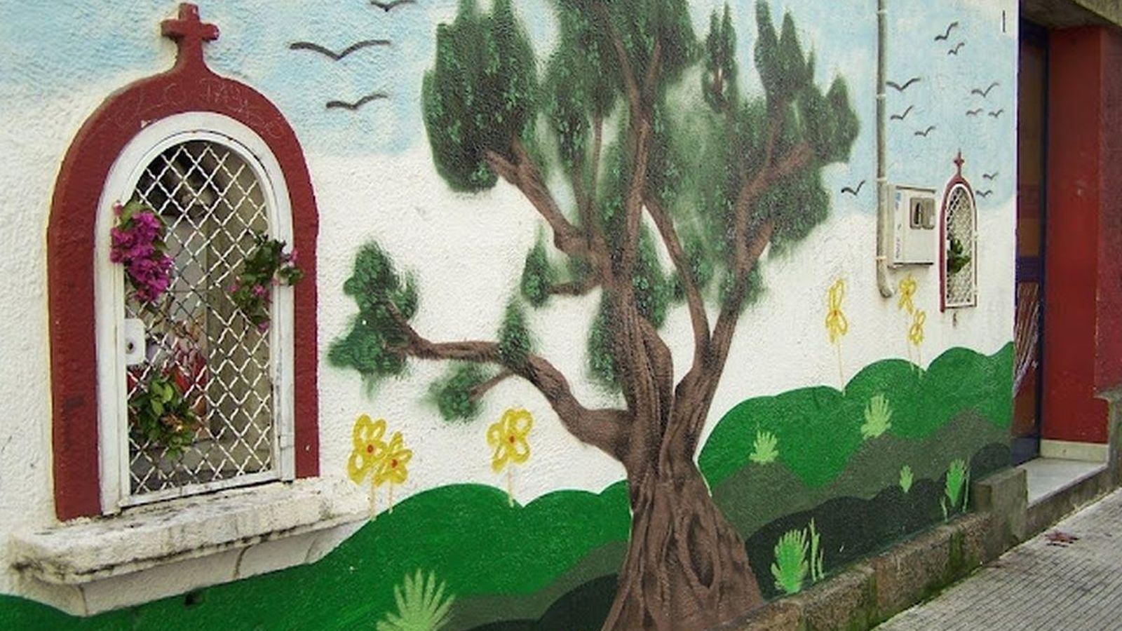 Uno de los “petos” de la Rúa Ánimas.