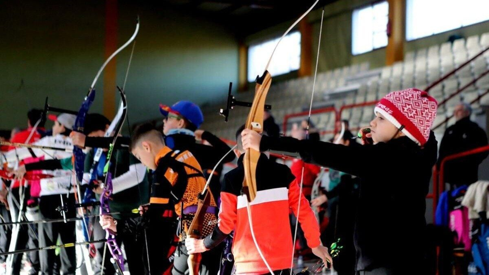 Una de las tiradas del I Torneo de Tiro con Arco “A Chaira”. | Foto: Marcos Atrio