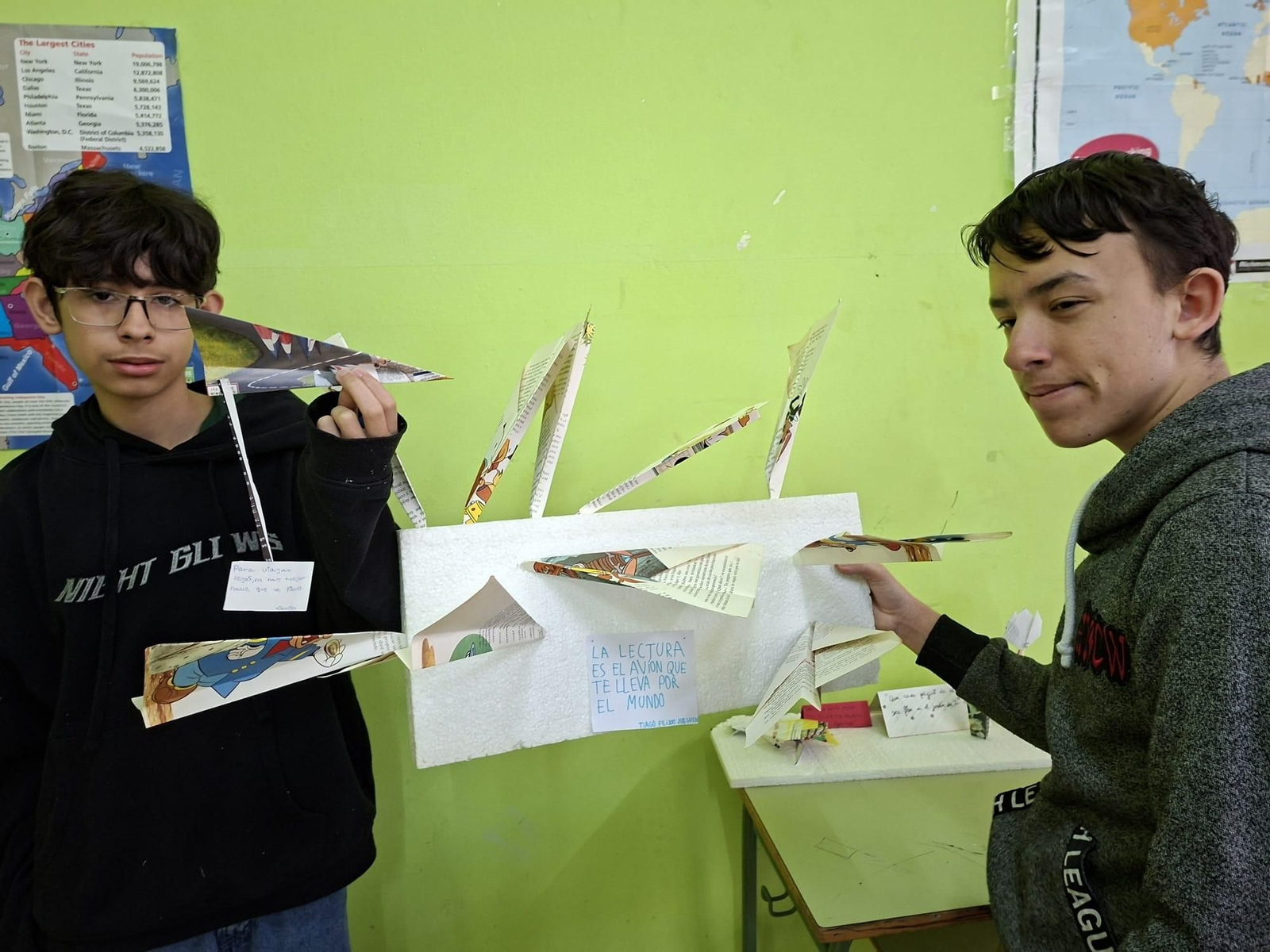 O Día do Libro no colexio Cardenal Cisneros