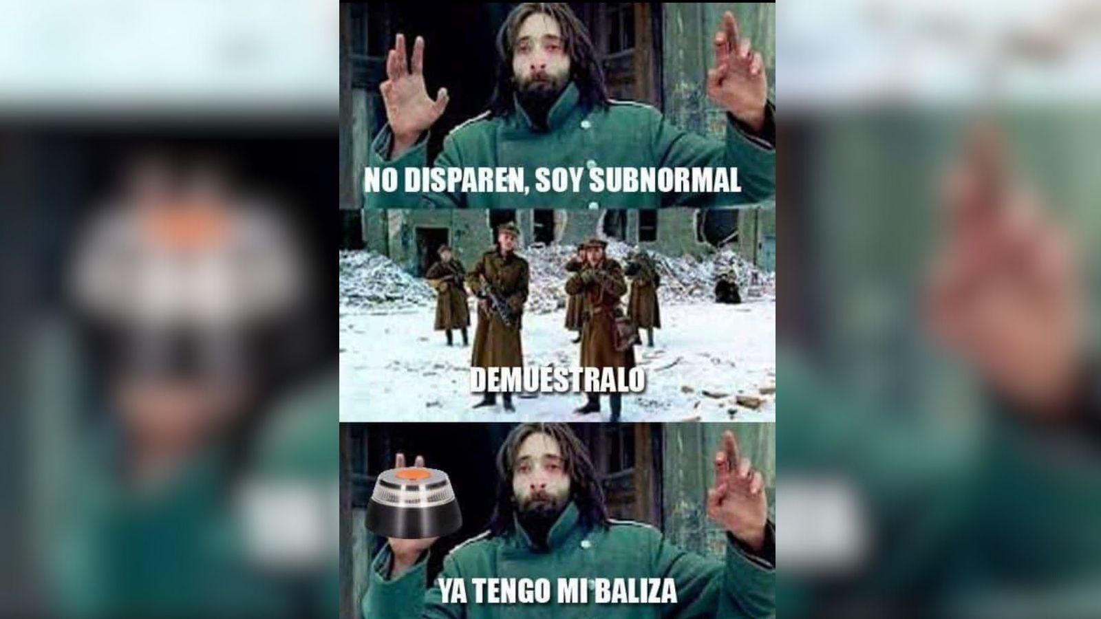 Meme El pianista y la baliza