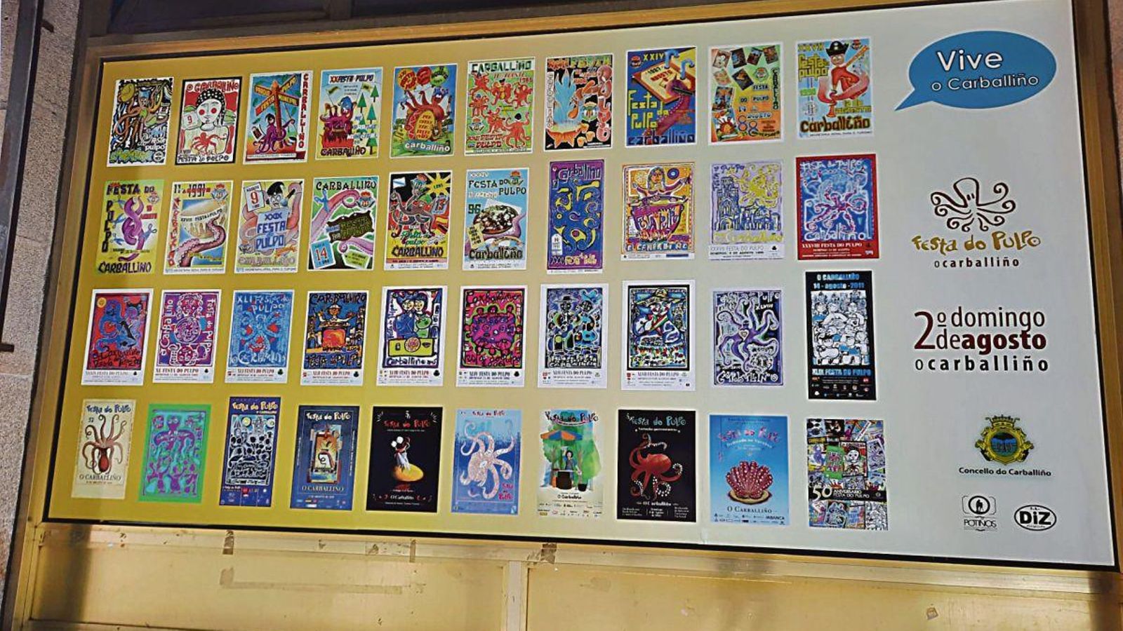 Uno de los escaparates de “O Carballiño a un paso”.