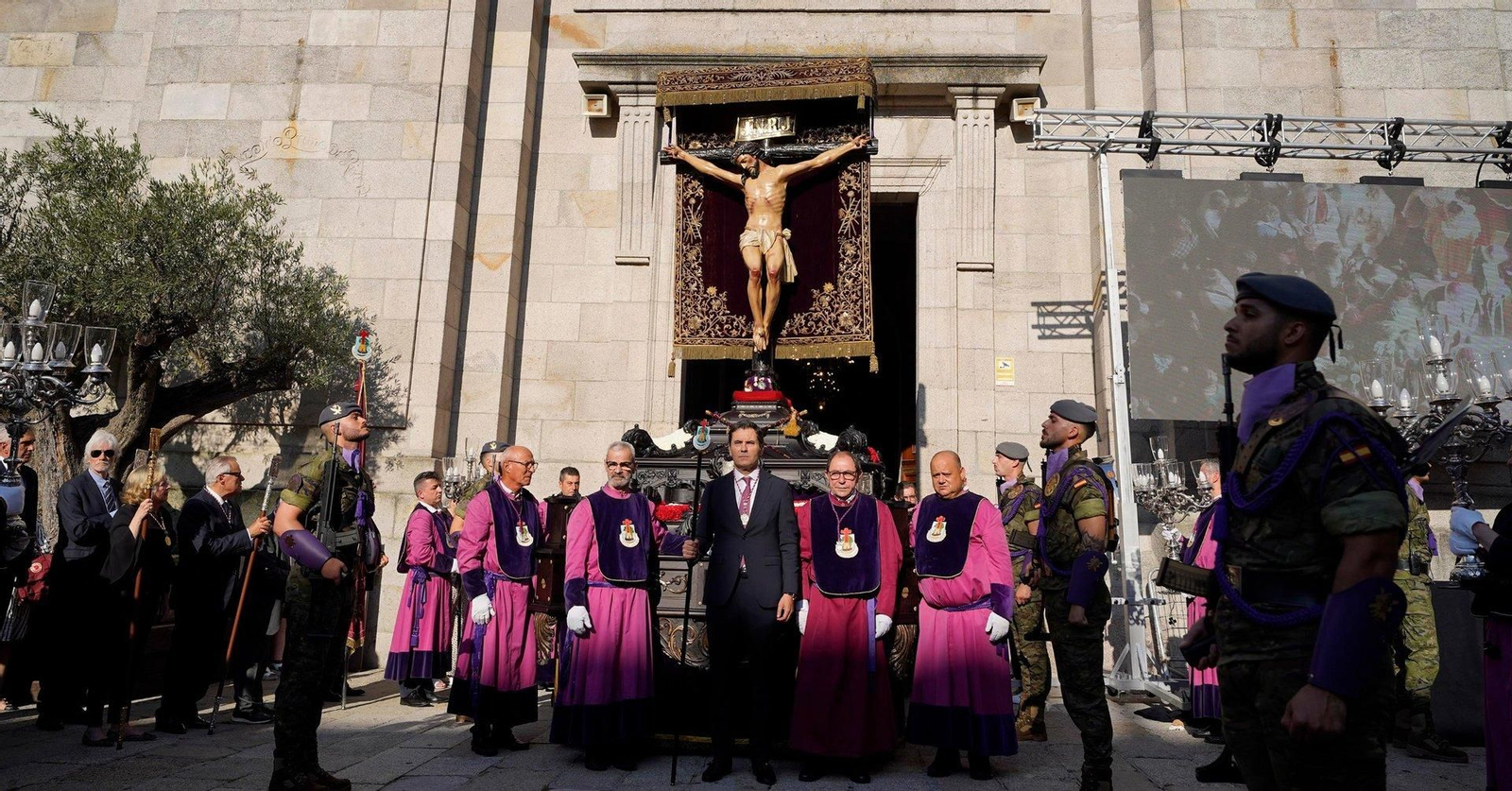 Procesión del Cristo de la Victoria de Vigo.