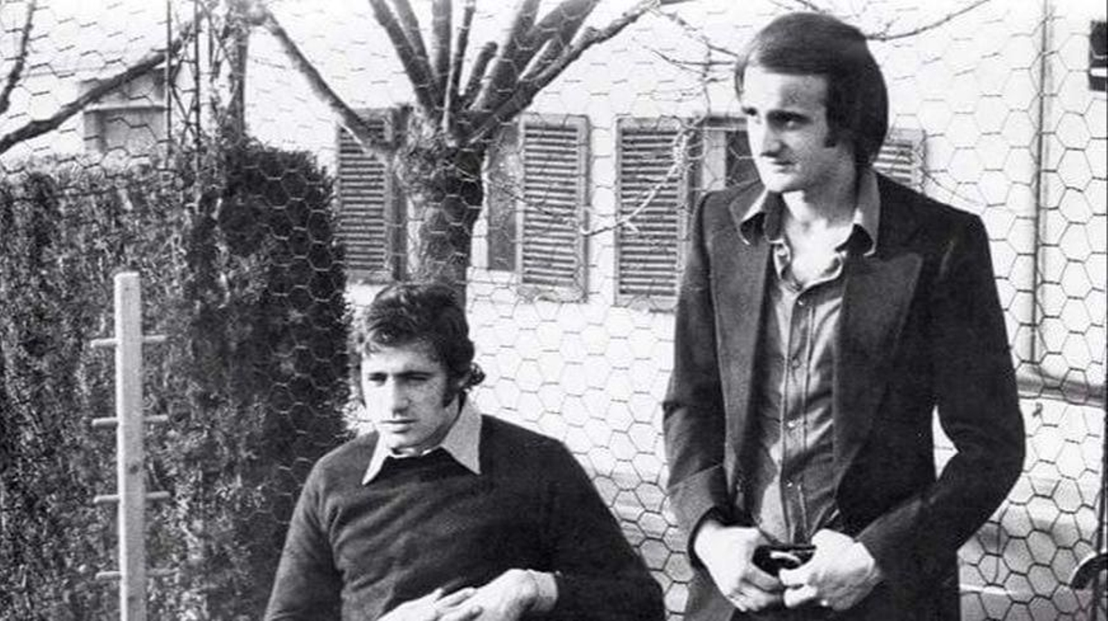 Chinaglia y Martini, juntos y sonrientes, una imagen casi imposible en el Lazio de los 70.