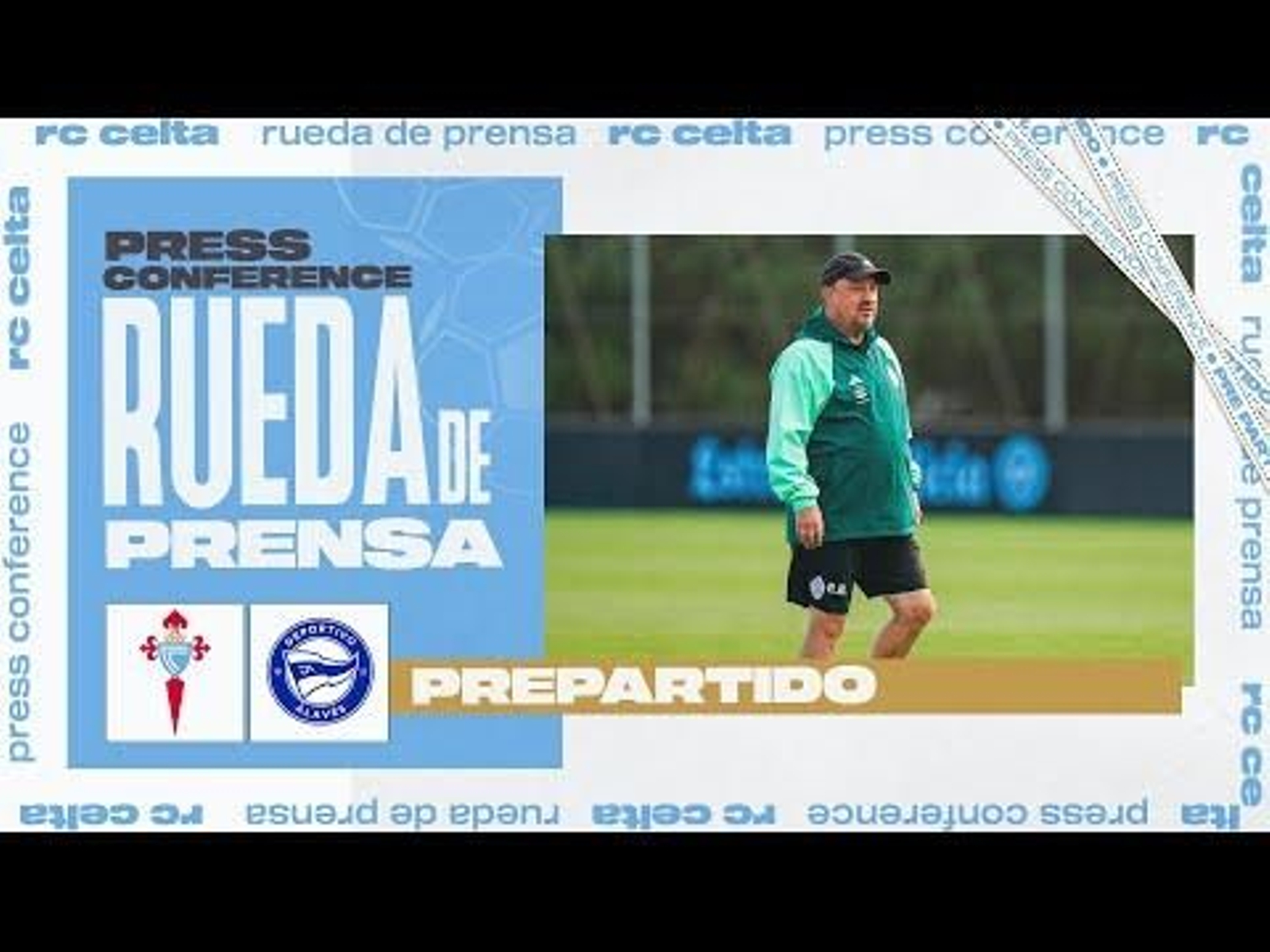 Rueda de prensa de Rafa Benítez antes del Celta - Alavés
