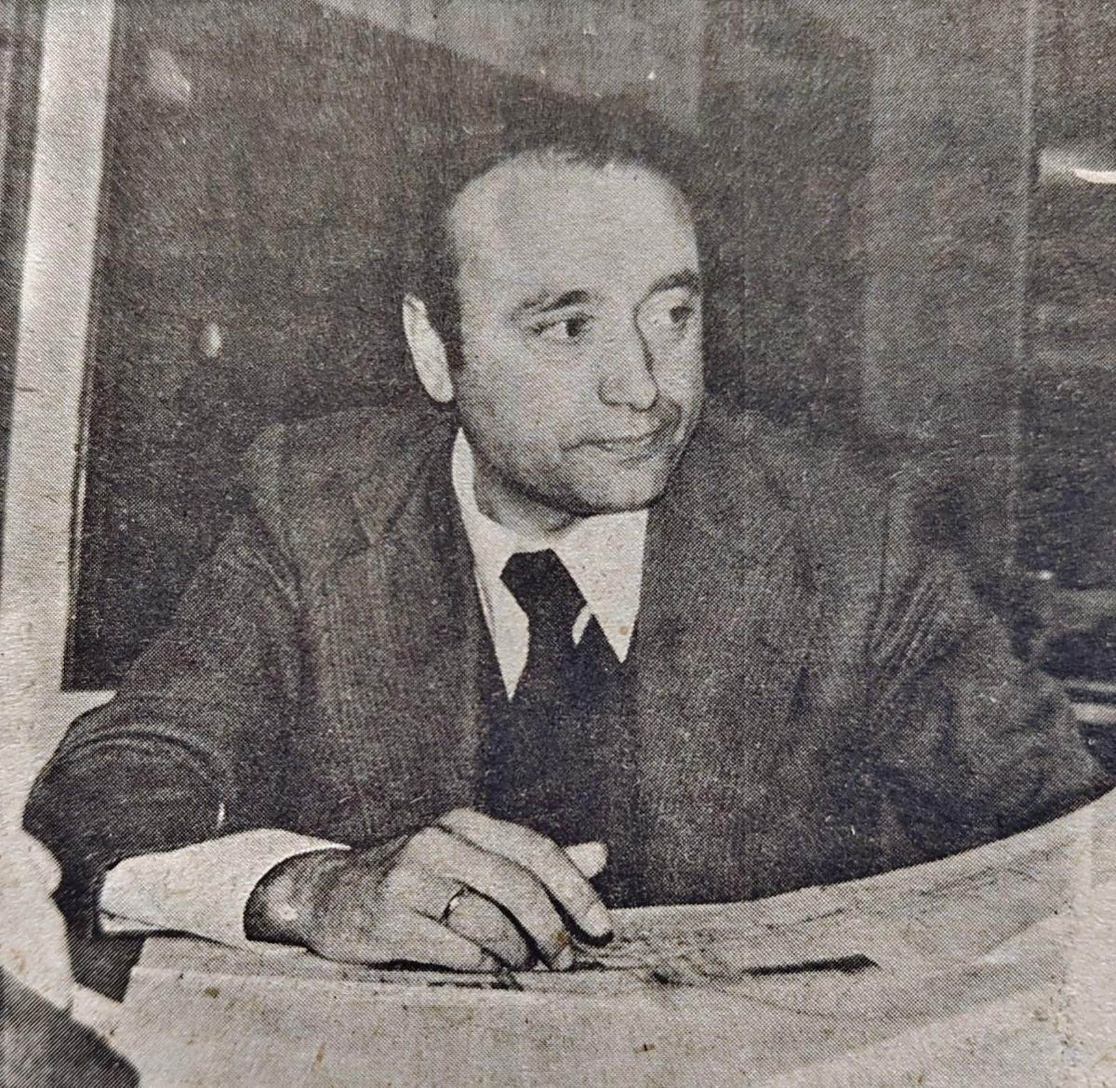 Don José Luis Trebolle, concejal delegado de Cementerios.