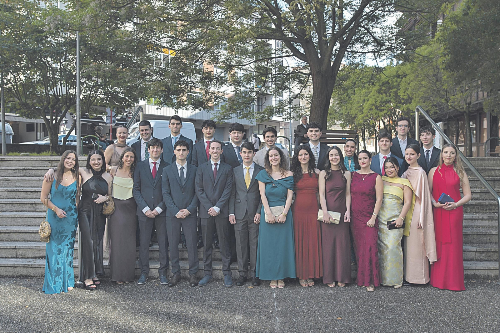 Promoción de estudiantes del grado en Ingeniería Aeronáutica que se graduó este año.