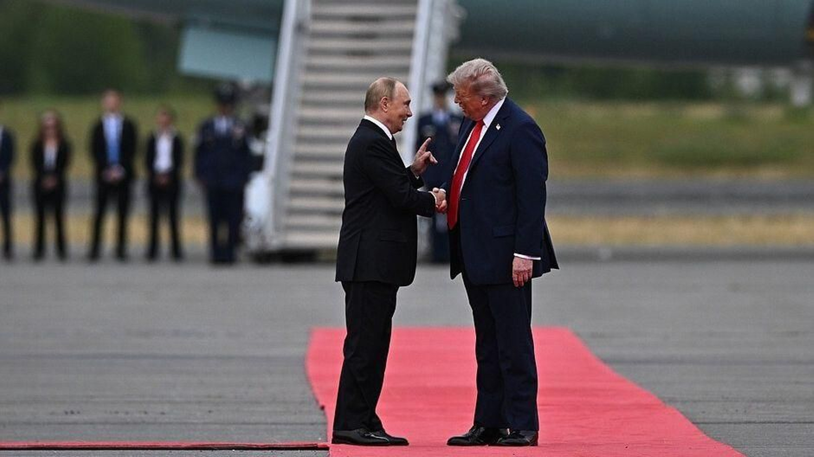 El presidente de Rusia, Vladimir Putin, y Donald Trump, presidente de Estados Unidos.