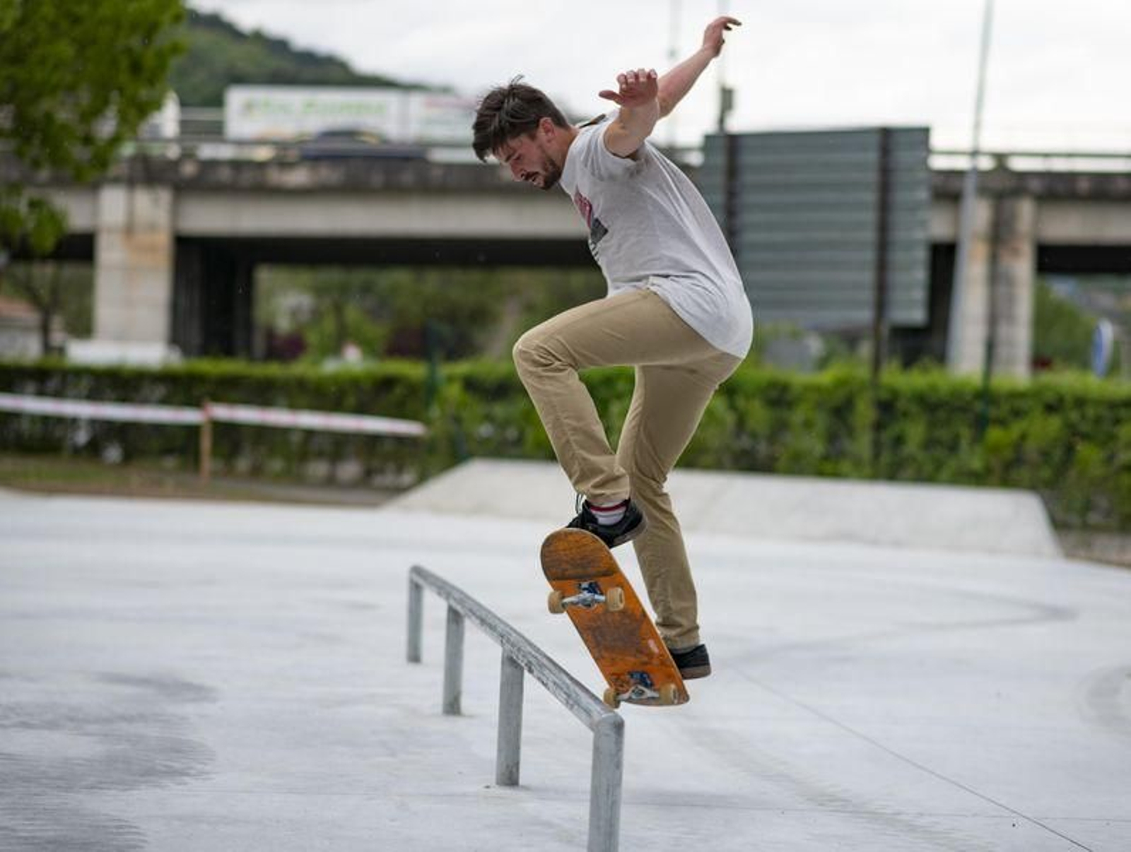 Skaters en O Couto (XESÚS FARIÑAS).