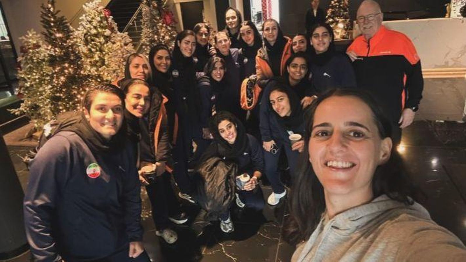 El combinado de Irán podía estar sin velo en lugares privados.