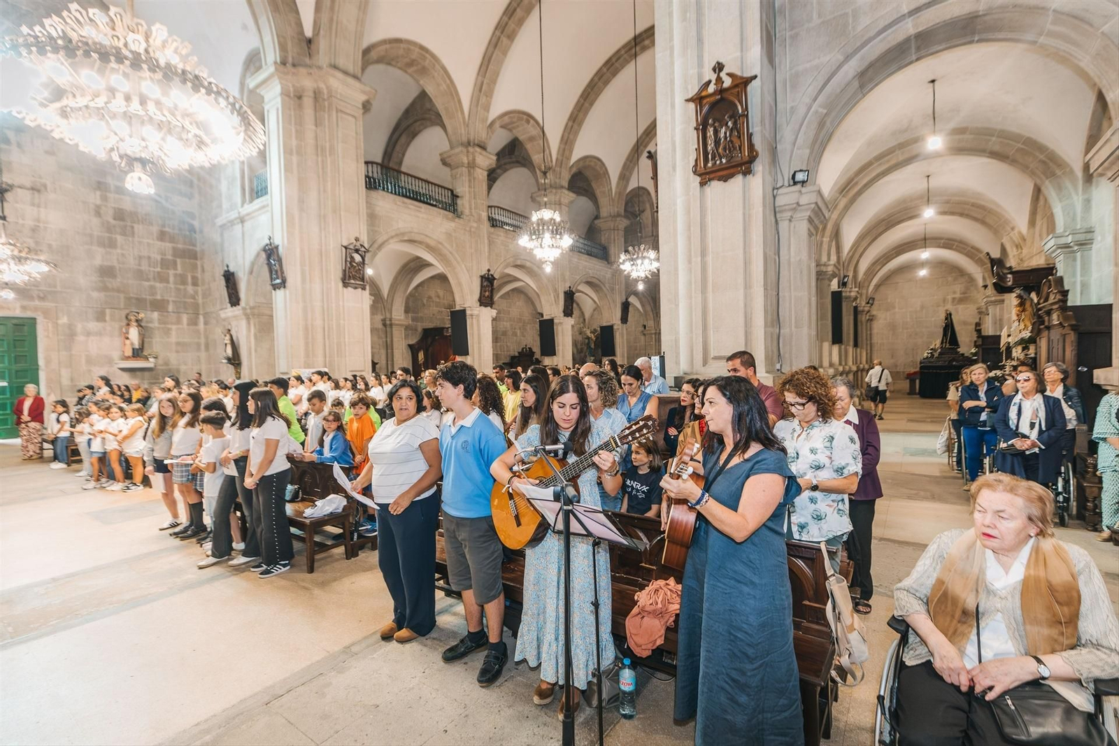 Eucaristía por las víctimas del municipio que perdieron la vida en el terremoto de Venezuela del pasado mes de junio, a 24 de septiembre de 2026, en Marín.